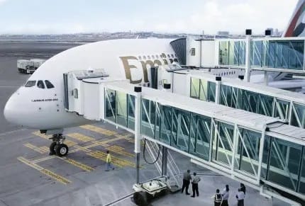 TKE helps passengers board largest aircraft